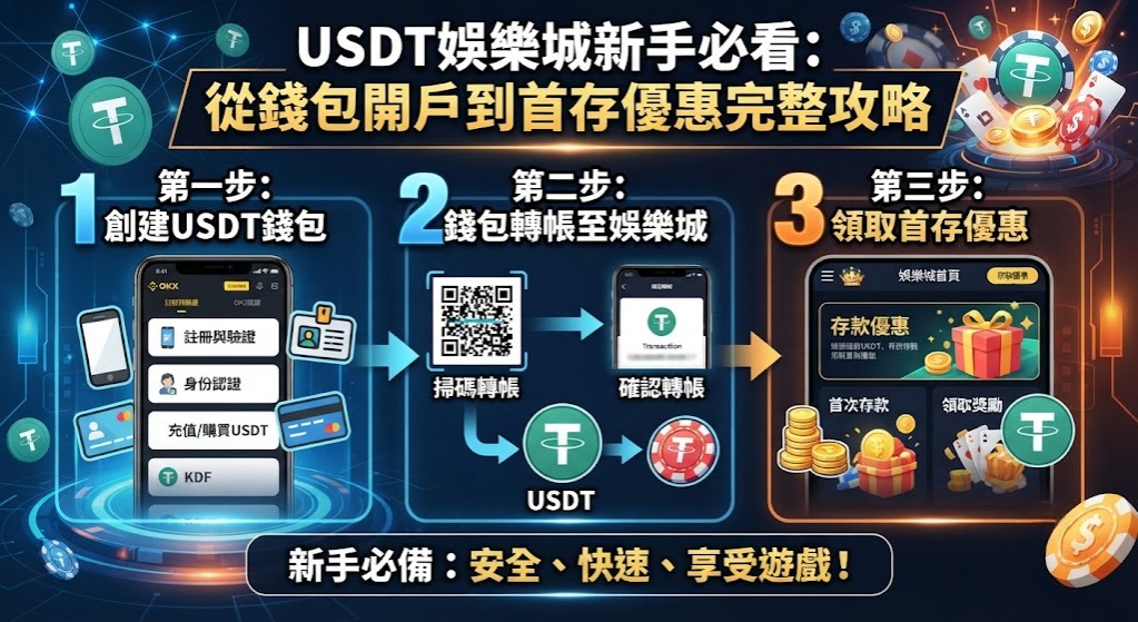 加密貨幣入金其實很簡單!立即查看 USDT 娛樂城完整開戶攻略 加密貨幣入金其實很簡單!立即查看 USDT 娛樂城完整開戶攻略
